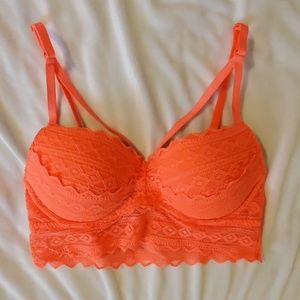 Victoria's Secret PINK Lace Extreme Pad Bralette S